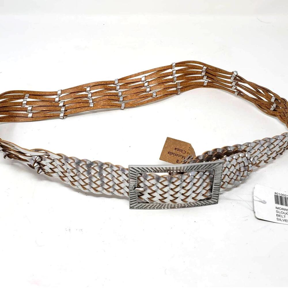 NEW! Chico's Woven Morrs Slouch Belt - S